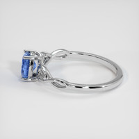 0.93 Ct. Sapphire Ring, 18K White Gold 4