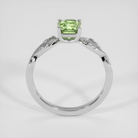 1.18 Ct. Green Sapphire Ring, 18K White Gold 3