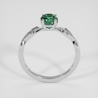 1.11 Ct. Green Sapphire Ring, 18K White Gold 3