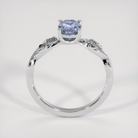 1.20 Ct. Violet Sapphire Ring, 18K White Gold 3