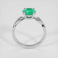 1.33 Ct. Emerald Ring, 18K White Gold 3