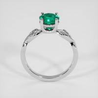1.29 Ct. Emerald Ring, 18K White Gold 3