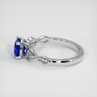 1.11 Ct. Sapphire Ring, 18K White Gold 4