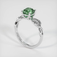 1.21 Ct. Sapphire Ring, 18K White Gold 2