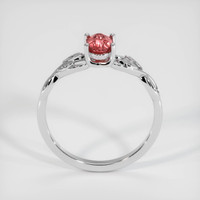 0.73 Ct. Sapphire Ring, 18K White Gold 3
