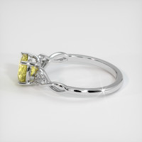1.23 Ct. Sapphire Ring, 18K White Gold 4