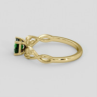 0.44 Ct. Green Chrome Tourmaline Ring, 10K Yellow Gold 4