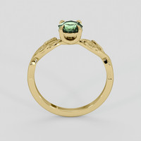 1.03 Ct. Green Sapphire Ring, 10K Yellow Gold 3