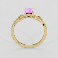 0.85 Ct. Pinkish Purple Sapphire Ring, 10K Yellow Gold 3