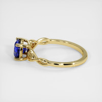 1.14 Ct. Blue Sapphire Ring, 10K Yellow Gold 4