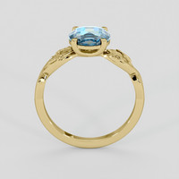 1.22 Ct. Bi Color Sapphire Ring, 10K Yellow Gold 3