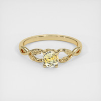 0.55 Ct. Bi Color Sapphire Ring, 14K Yellow Gold 1