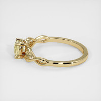 0.55 Ct. Bi Color Sapphire Ring, 14K Yellow Gold 4