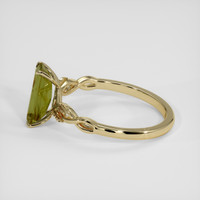 1.66 Ct. Brownish Green Andalusite Ring, 14K Yellow Gold 4