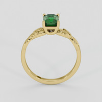 0.98 Ct. Green Tourmaline Ring, 14K Yellow Gold 3
