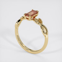 0.74 Ct. Gemstone Ring, 14K Yellow Gold 2