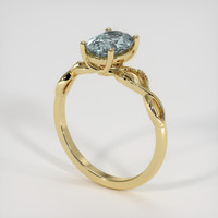 1.16 Ct. Gemstone Ring, 14K Yellow Gold 2