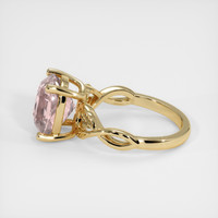 5.28 Ct. Padparadscha Sapphire Ring, 14K Yellow Gold 4