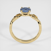 0.96 Ct. Blue Sapphire Ring, 14K Yellow Gold 3