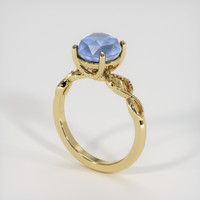 2.59 Ct. Blue Sapphire Ring, 14K Yellow Gold 2