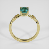 1.58 Ct. Bluish Green Sapphire Ring, 14K Yellow Gold 3
