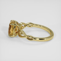 2.08 Ct. Bi Color Sapphire Ring, 14K Yellow Gold 4