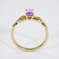 0.96 Ct. Pinkish Purple Sapphire Ring, 14K Yellow Gold 3