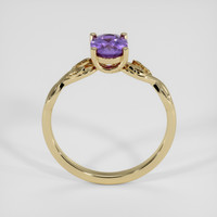 1.00 Ct. Purple Sapphire Ring, 14K Yellow Gold 3