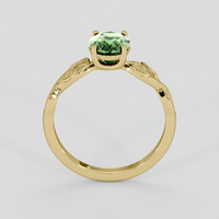 1.49 Ct. Green Sapphire Ring, 14K Yellow Gold 3