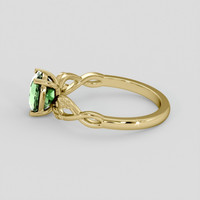 1.49 Ct. Green Sapphire Ring, 14K Yellow Gold 4