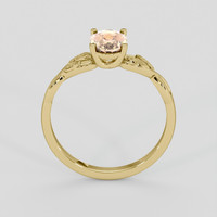 0.99 Ct. Padparadscha Sapphire Ring, 14K Yellow Gold 3