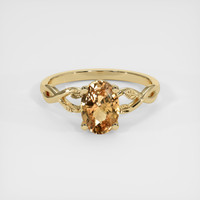 1.65 Ct. Sapphire Ring, 14K Yellow Gold 1