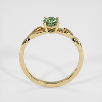 0.58 Ct. Bluish Green Sapphire Ring, 14K Yellow Gold 3