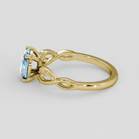 1.22 Ct. Bi Color Sapphire Ring, 14K Yellow Gold 4