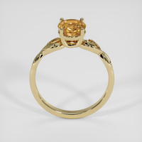 1.64 Ct. Yellowish Brown Sapphire Ring, 14K Yellow Gold 3