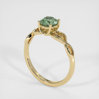 1.01 Ct. Sapphire Ring, 14K Yellow Gold 2