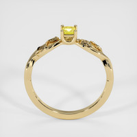 0.42 Ct. Sapphire Ring, 14K Yellow Gold 3