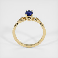 0.69 Ct. Sapphire Ring, 18K Yellow Gold 3