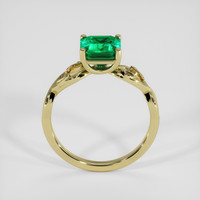 2.94 Ct. Emerald Ring, 18K Yellow Gold 3