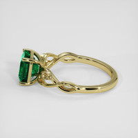 2.94 Ct. Emerald Ring, 18K Yellow Gold 4
