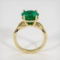 3.85 Ct. Emerald   Ring, 18K Yellow Gold 3