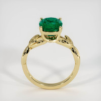 2.44 Ct. Emerald Ring, 18K Yellow Gold 3