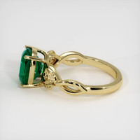2.44 Ct. Emerald Ring, 18K Yellow Gold 4