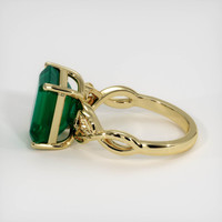 5.09 Ct. Emerald Ring, 18K Yellow Gold 4