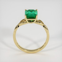 1.76 Ct. Emerald Ring, 18K Yellow Gold 3