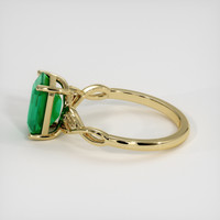 1.76 Ct. Emerald Ring, 18K Yellow Gold 4