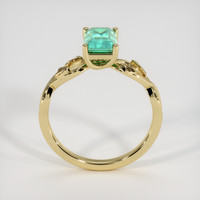 1.30 Ct. Emerald Ring, 18K Yellow Gold 3