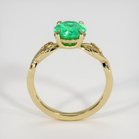 1.35 Ct. Emerald Ring, 18K Yellow Gold 3