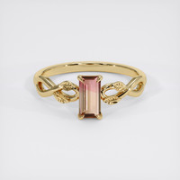 0.74 Ct. Gemstone Ring, 18K Yellow Gold 1