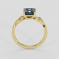 1.87 Ct. Blue Spinel Ring, 18K Yellow Gold 3